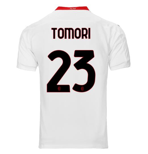 AC Milan Away Kit Soccer Jersey TOMORI #23 2020/21